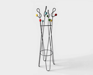 F 002 JB coat rack by Roger Feraud , France 1950s