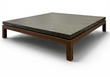 F 045 JD/RC large granit and steel coffee table