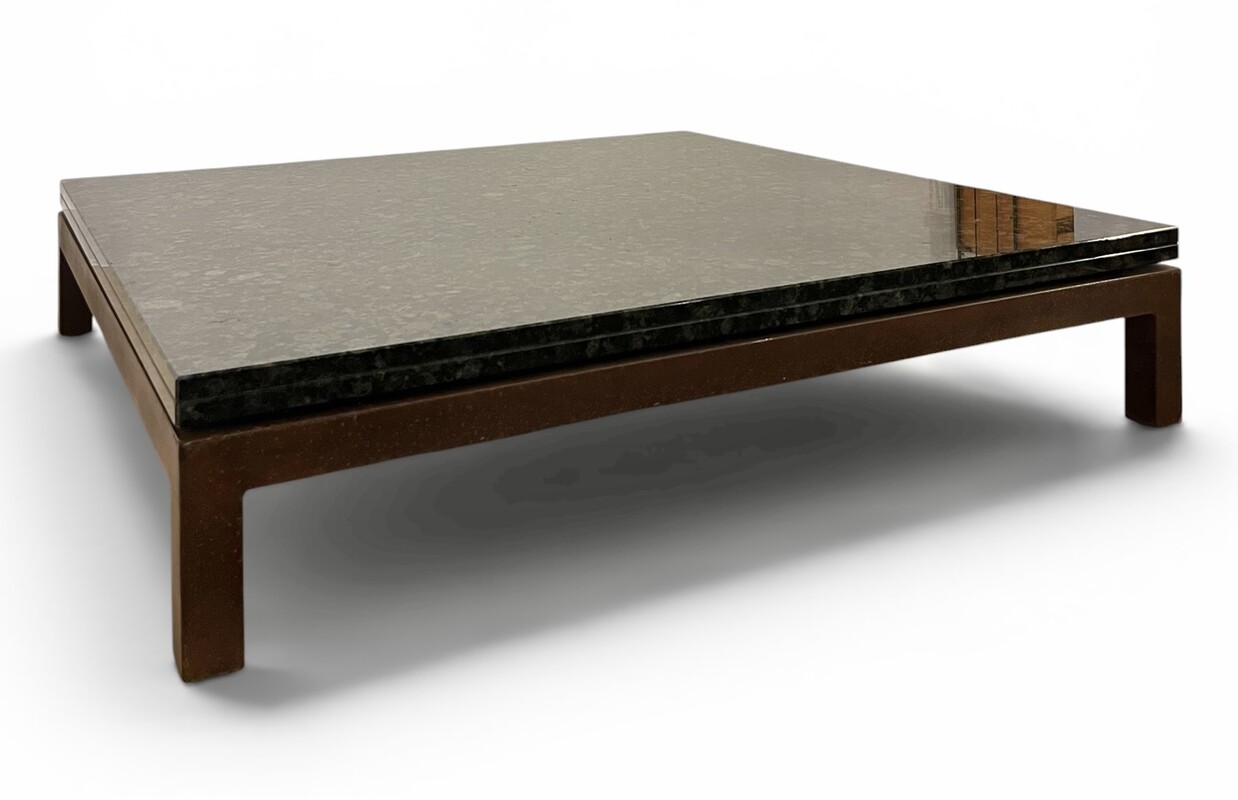 F 045 JD/RC large granit and steel coffee table