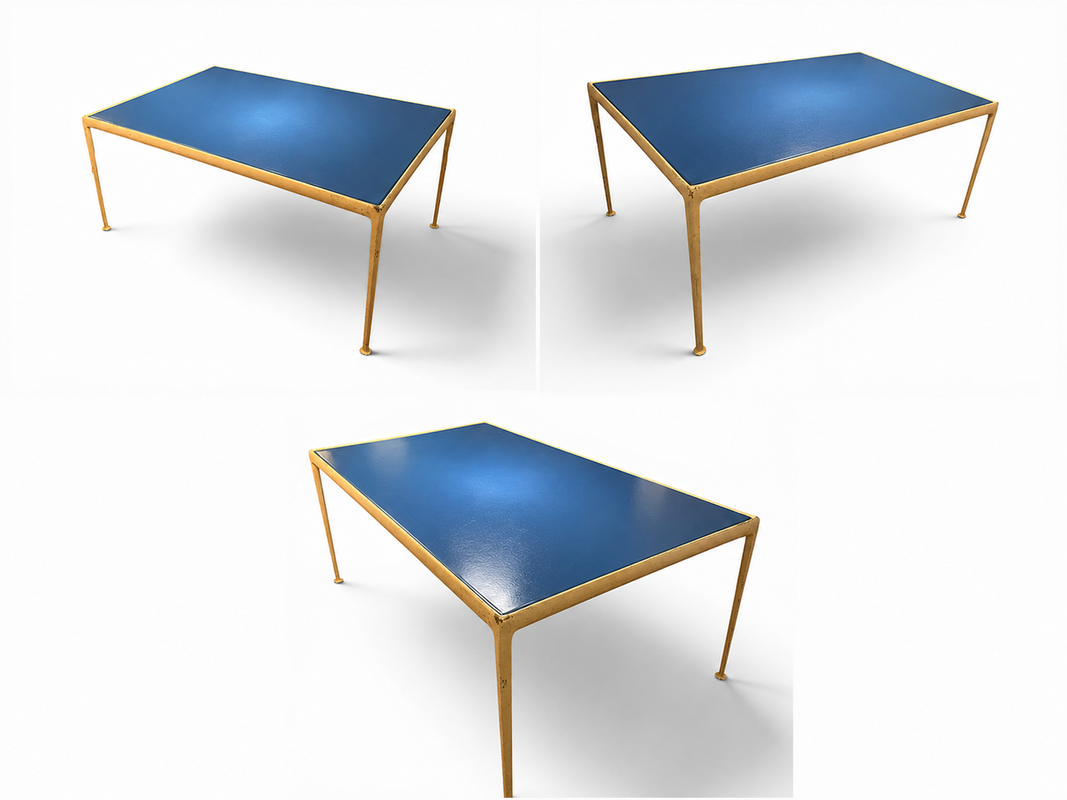 F 1000 DAN Blue Richard Schultz Outdoor Garden “1966” Table for Knoll