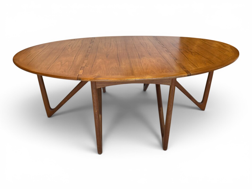 F Dining table Designed by Niels Koefoed Denmark, 1960s