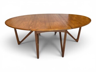 F Dining table Designed by Niels Koefoed Denmark, 1960s