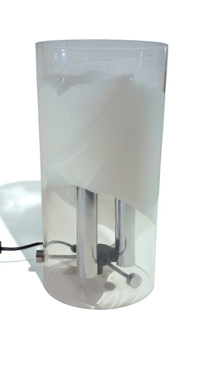 L 681 JC Blown glass lamp, Italy 1980s