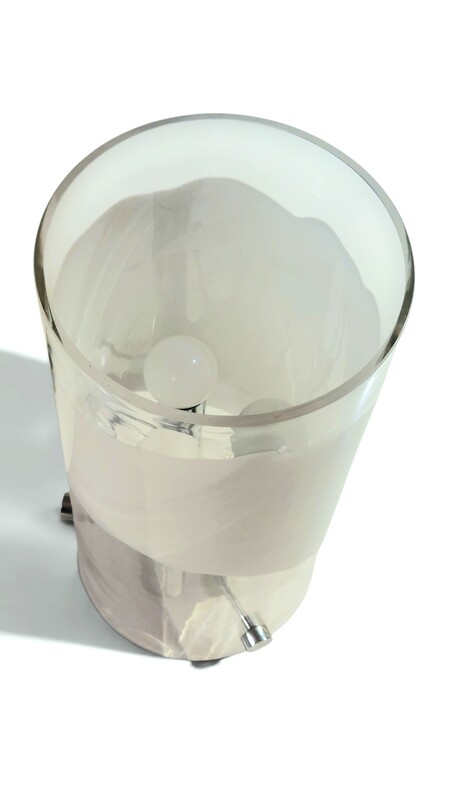 L 681 JC Blown glass lamp, Italy 1980s