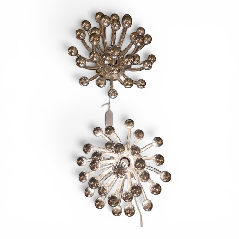 L 689 JC Pair Pistillino wall lamps by Valenti