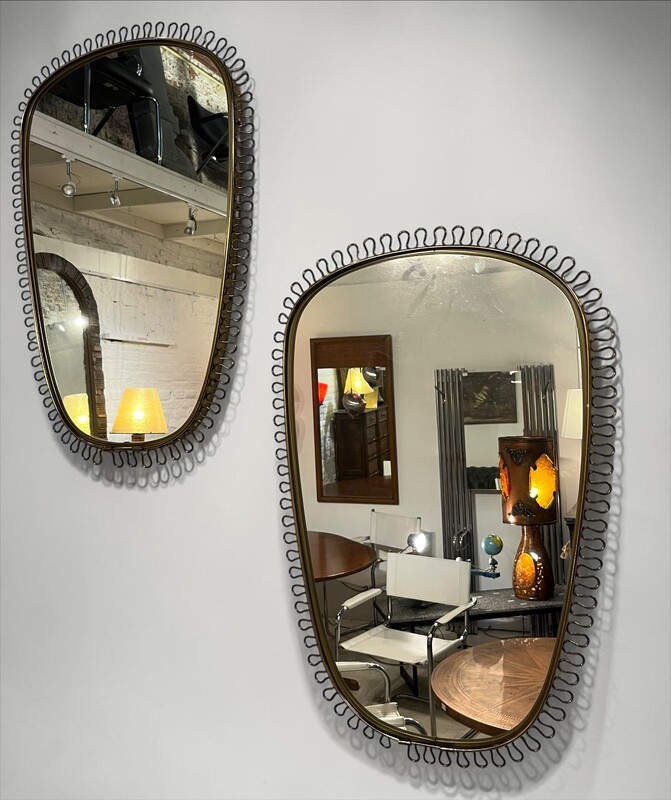 M 426 APO/JC pair of brass mirror by Josef Frank