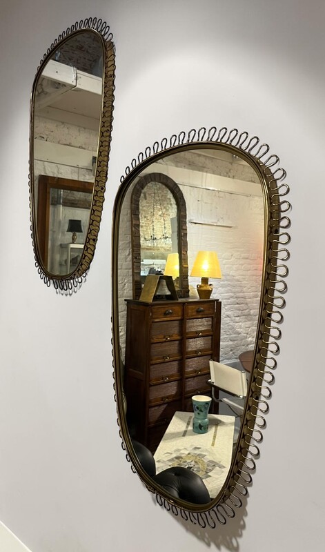 M 426 APO/JC pair of brass mirror by Josef Frank
