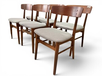 S 268 FL set of 6 chairs by Farstrup Mobler, Denmark 1960’s