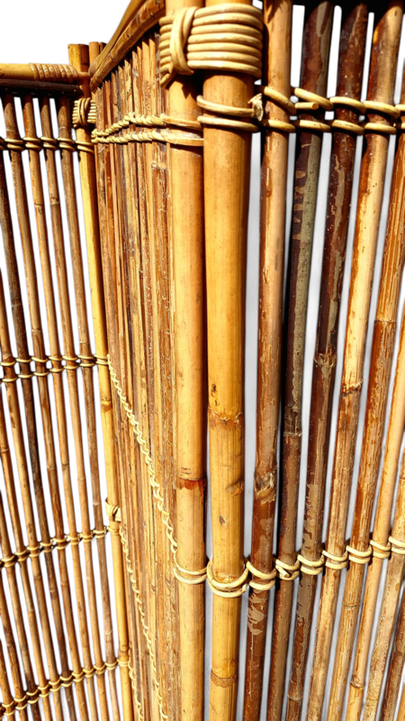 F 438 JC Vintage bamboo screen 1950s