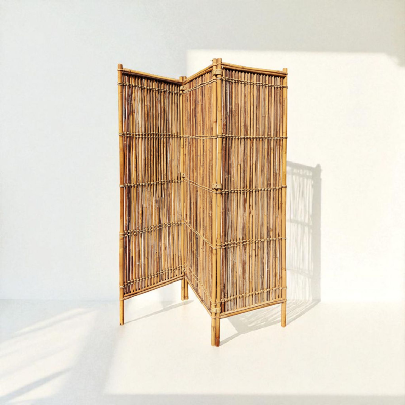 F 438 JC Vintage bamboo screen 1950s