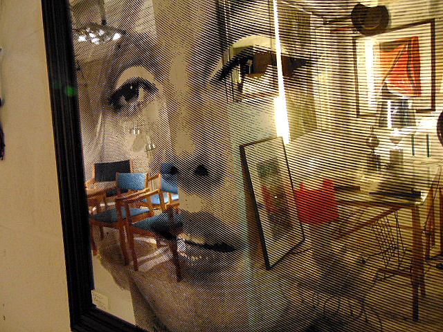 M 425 JC Miroir eglomisé Marilyn
