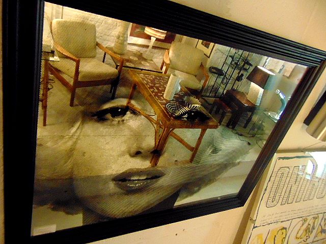 M 425 JC Miroir eglomisé Marilyn