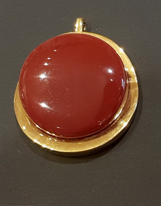 M 676 FD Pendentif signé Balmain Ca. 1970
