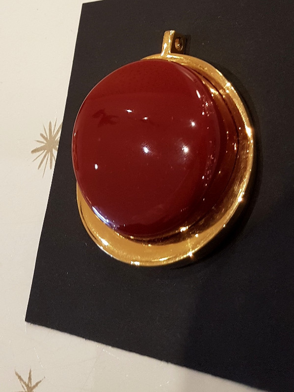 M 676 FD Pendentif signé Balmain Ca. 1970