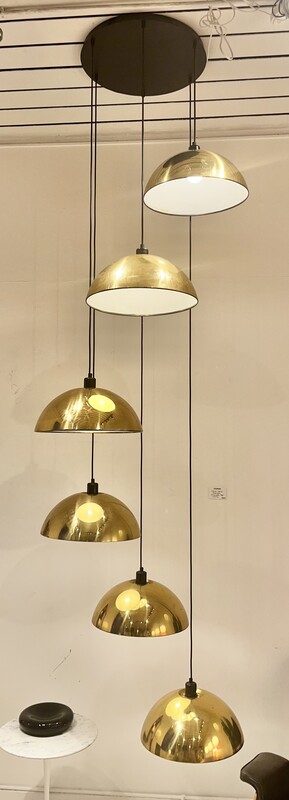 Brass chandelier 