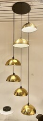 Brass chandelier 