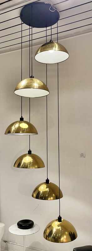 Brass chandelier 
