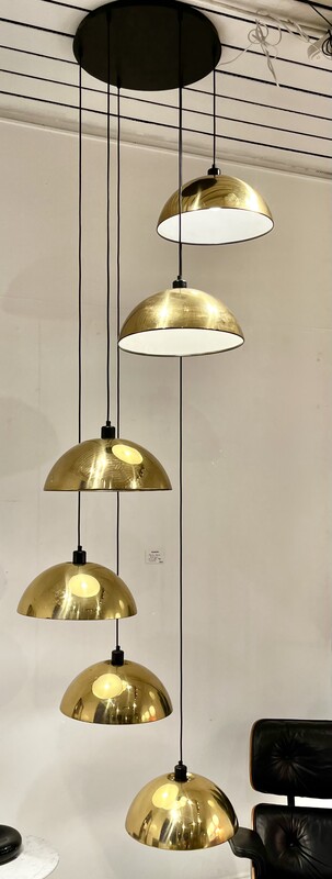 Brass chandelier 