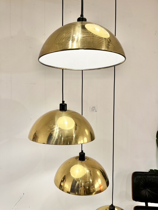 Brass chandelier 