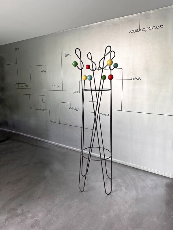F 002 JB coat rack by Roger Feraud , France 1950s