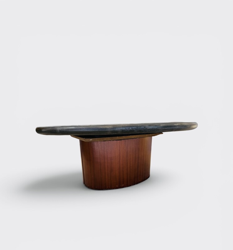 F 008 AG Coffee table « goutte d eau » par Kneip fir Kingma ‘92