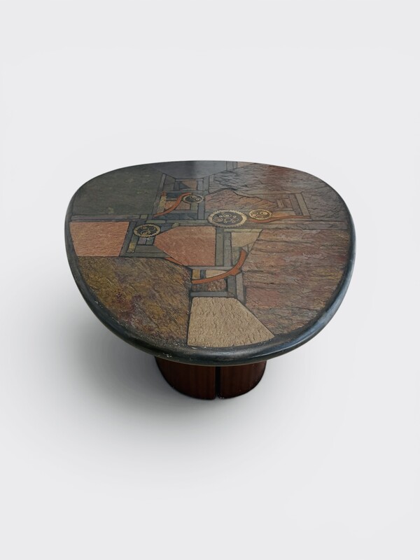 F 008 AG Coffee table « goutte d eau » par Kneip fir Kingma ‘92