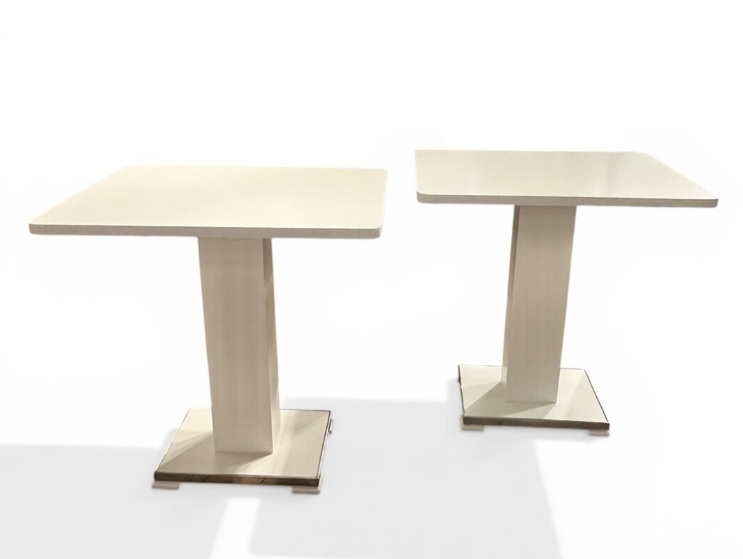 F 009 AS Pair of Art Deco modernist consoles by Maison De Coene circa 1925
