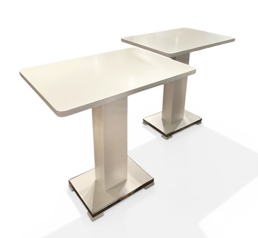 F 009 AS Pair of Art Deco modernist consoles by Maison De Coene circa 1925