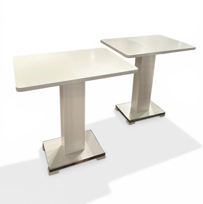 F 009 AS Pair of Art Deco modernist consoles by Maison De Coene circa 1925