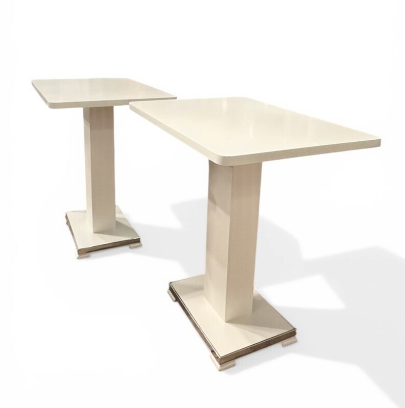 F 009 AS Pair of Art Deco modernist consoles by Maison De Coene circa 1925