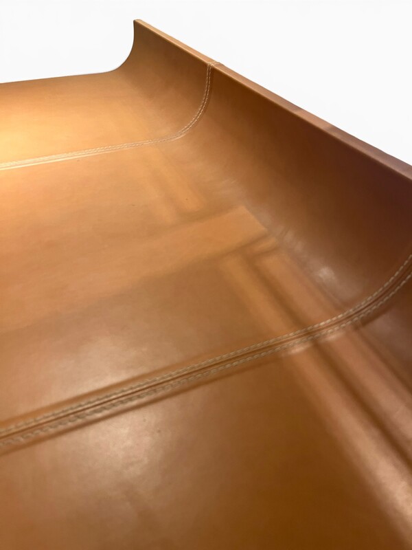 F 026 JFC chest of drawers with leather top