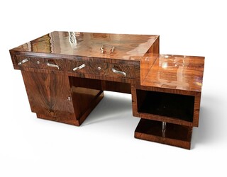 F 042 AS art deco - modernist desk, circa 1930