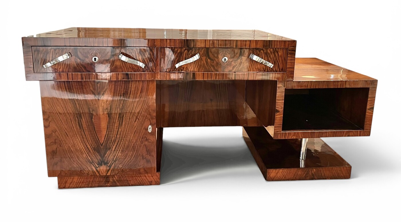 F 042 AS art deco - modernist desk, circa 1930