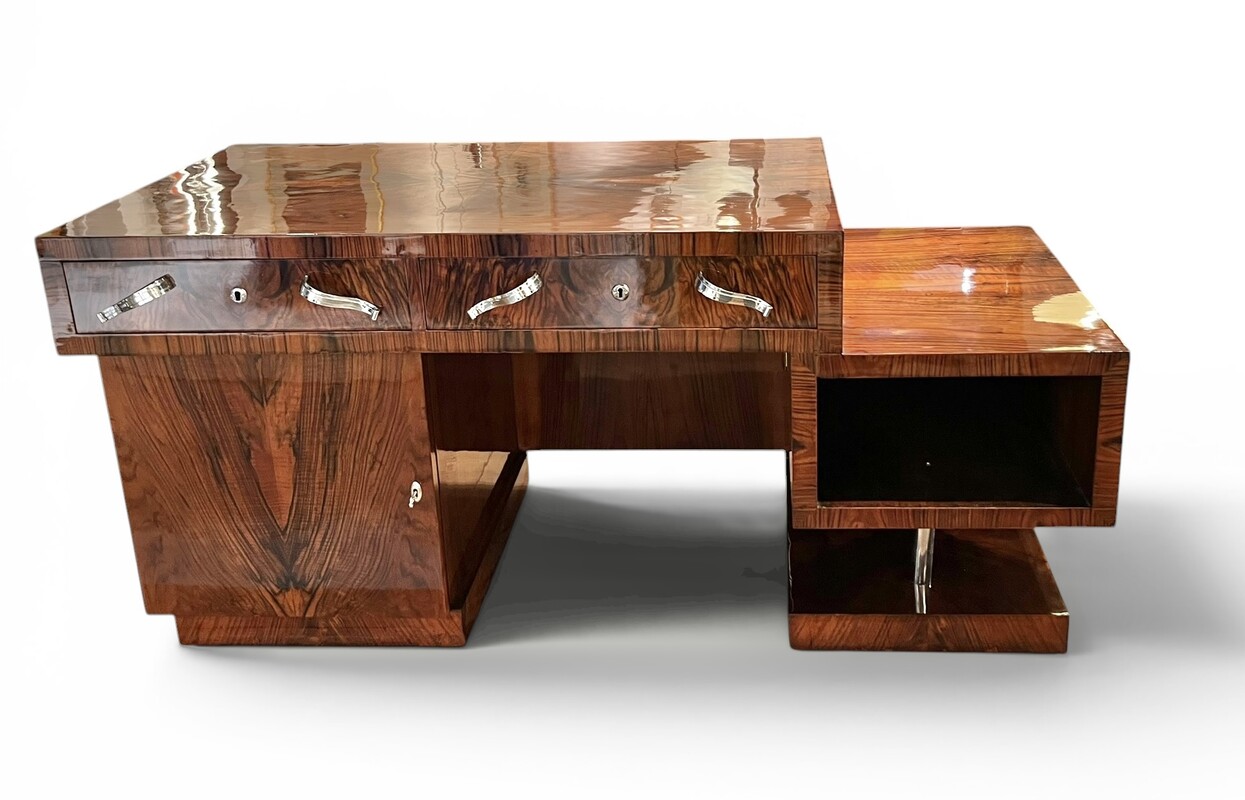 F 042 AS art deco - modernist desk, circa 1930
