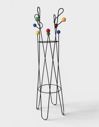 F 043 JB Coat-Rack / Porte-Manteau “Clé de Sol” Roger Feraud , France 1950s