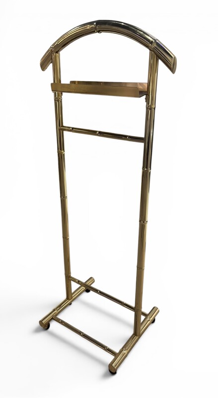F 044 AV « faux bambou » brass valet 