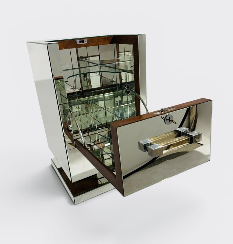 F 045 AG art deco Bar mirror. 