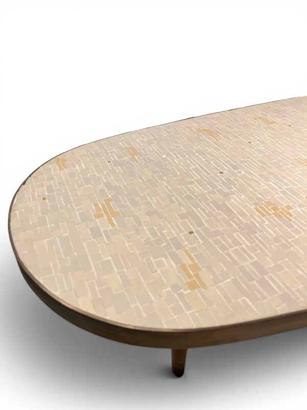 F 047 JC boomerang ceramic coffee table by Berthold Muller
