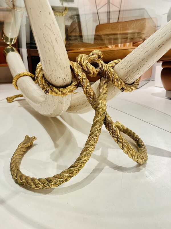 F 228 AG coffee table ivory style, 1970’s 