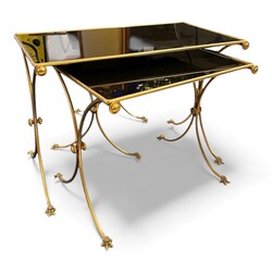 F 395 YD set of 3 nesting tables by Ramsay 