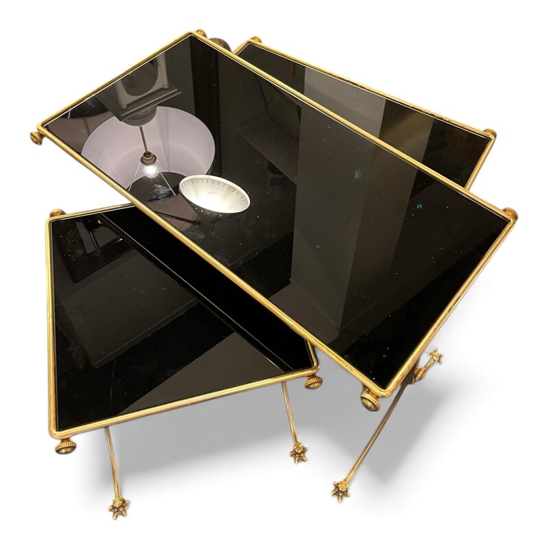 F 395 YD set of 3 nesting tables by Ramsay 