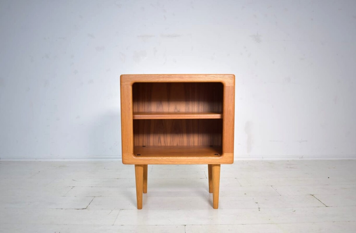 F 401 JC Pair small teak sideboards by Silkeborg, Sweden 1960s 