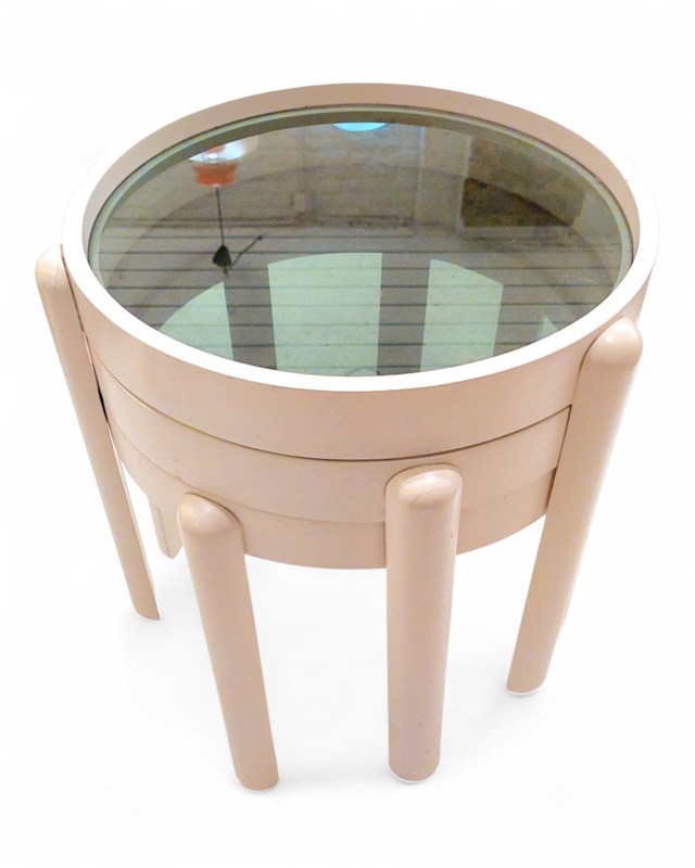 F 402 JC Set space age nesting tables Italy 1970s