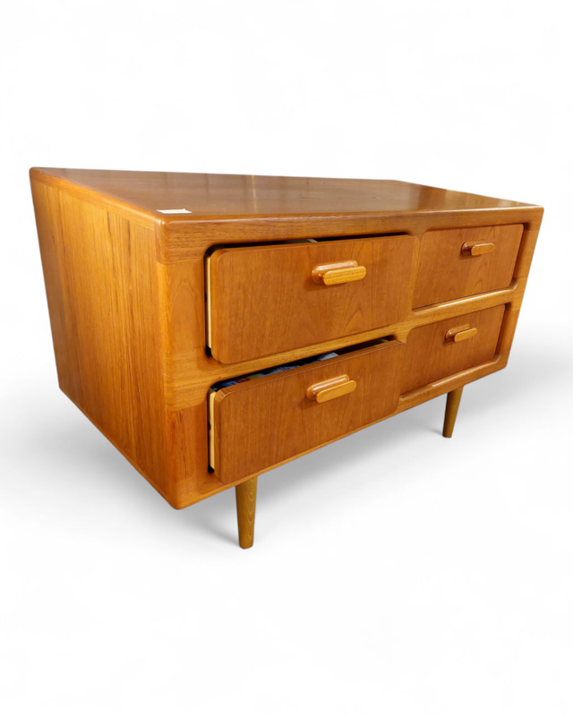 F 404 JC Teak chest of drawers Silkeborg 1970s