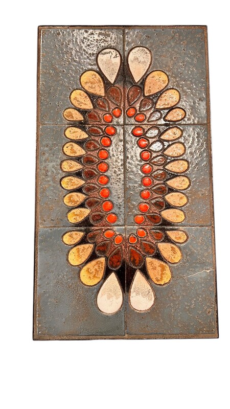 F 405 AS Ceramic side table, signed,Raymond Corroyez,1960’