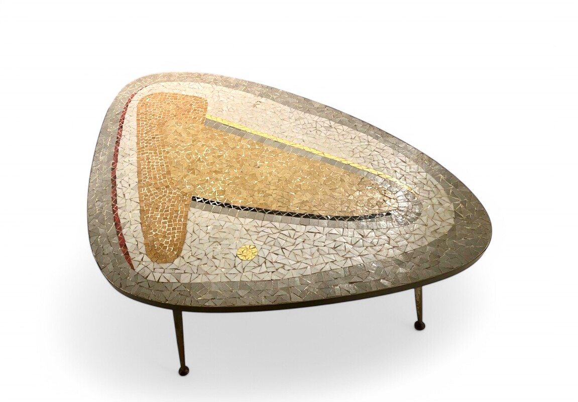 F 406 AS Mosaic coffee table by Berthold Muller