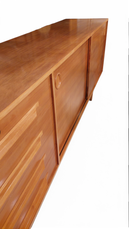F 409 JC Sycamore sideboard 1960s