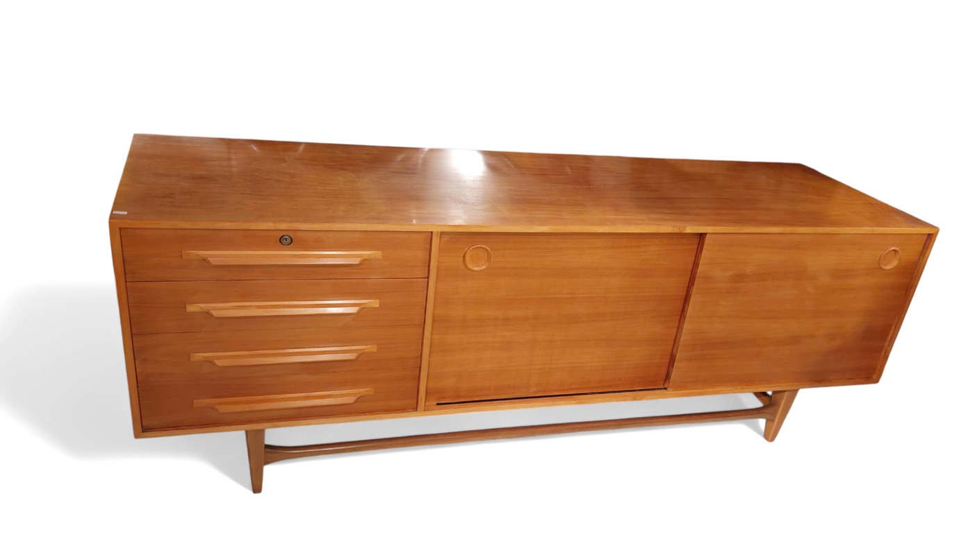 F 409 JC Sycamore sideboard 1960s
