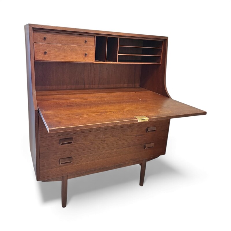 F 411 APO teak scandinavian secretary desk