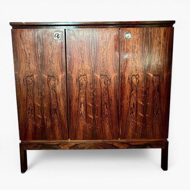 F  411 AS Exotic wood cabinet ca 1960